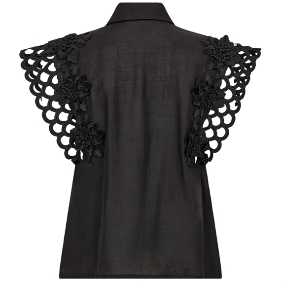 Copenhagen Muse CMMOLLY Blonde Bluse, Sort